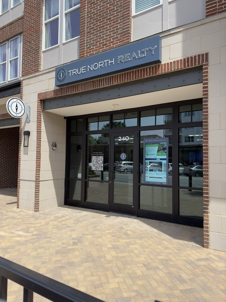 True North Realty compass sign
