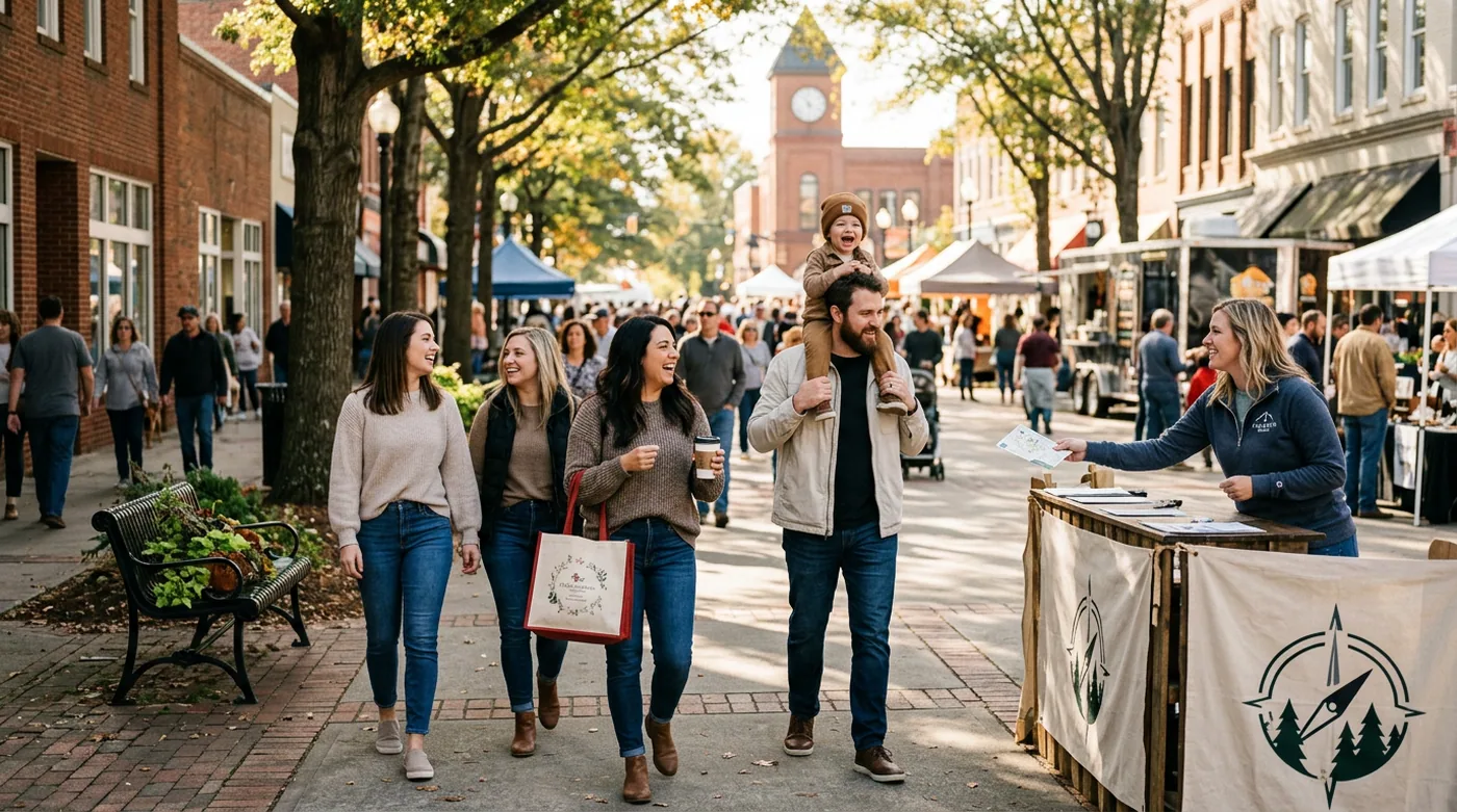True North Realty Joins the 4th Annual City Walk Celebration in Downtown Hickory!