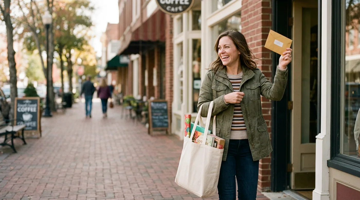 Celebrating Local Wins: Sydney Barnes Takes Home the $1000 Downtown Hickory Shopping Spree!