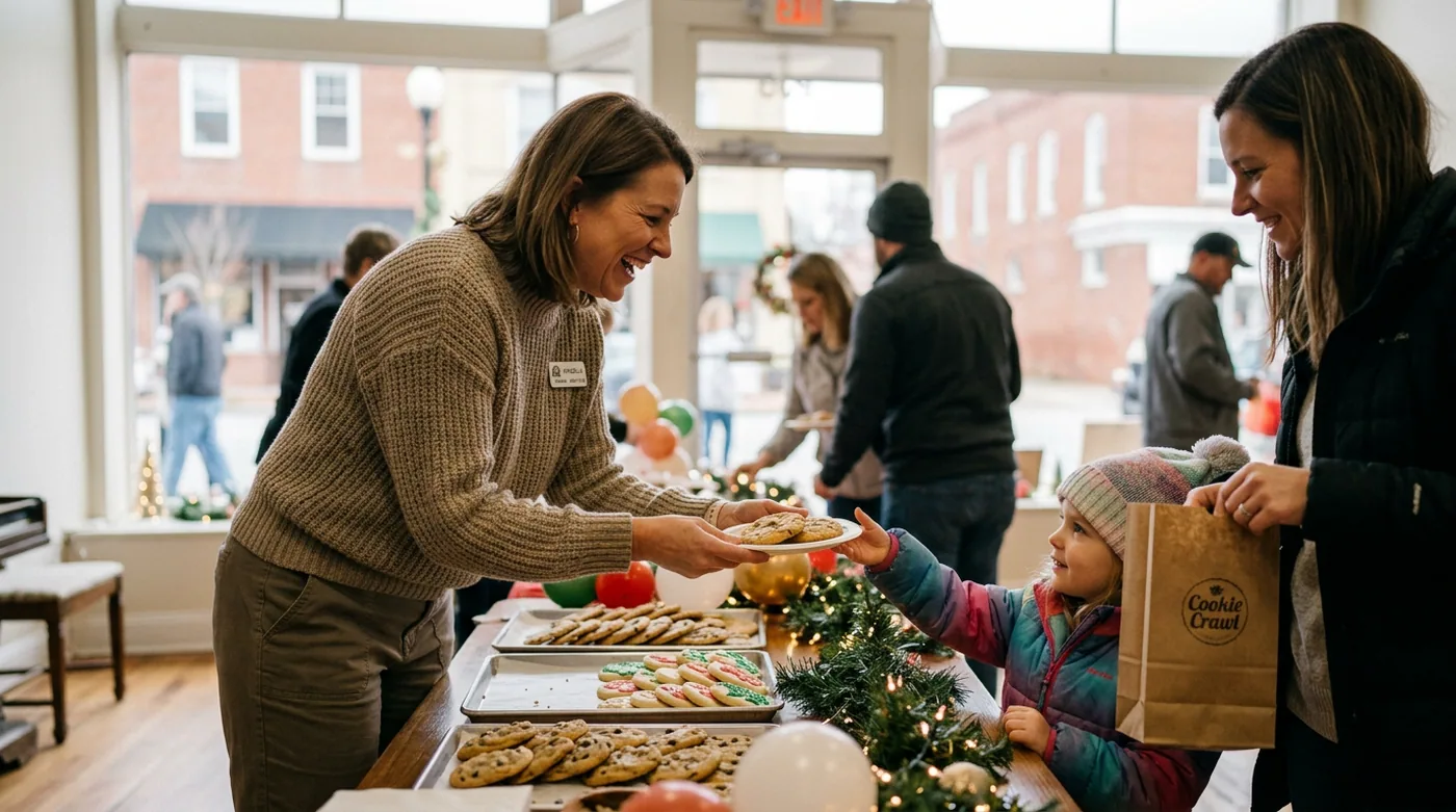 Navigating the Sweet Journey: True North Realty Joins the 4th Annual Downtown Hickory Cookie Crawl!